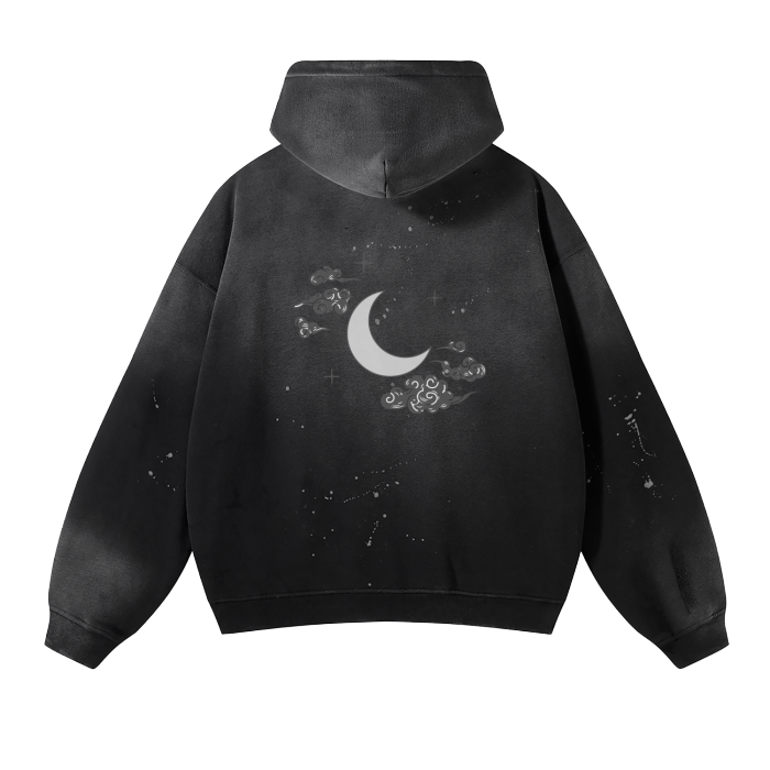 Ethereal Hoodie Crescent Moon