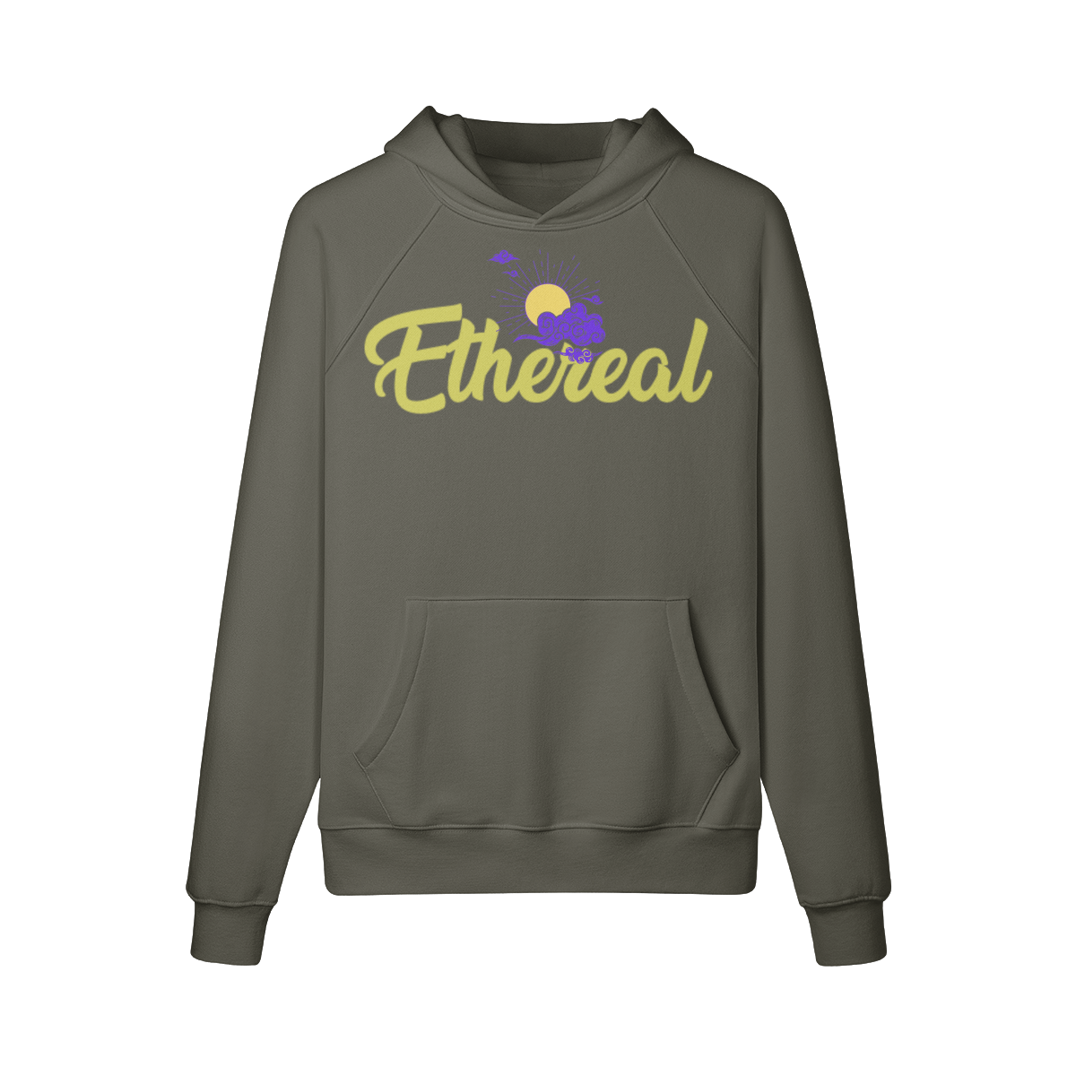 Ethereal Hoodie Golden Writing