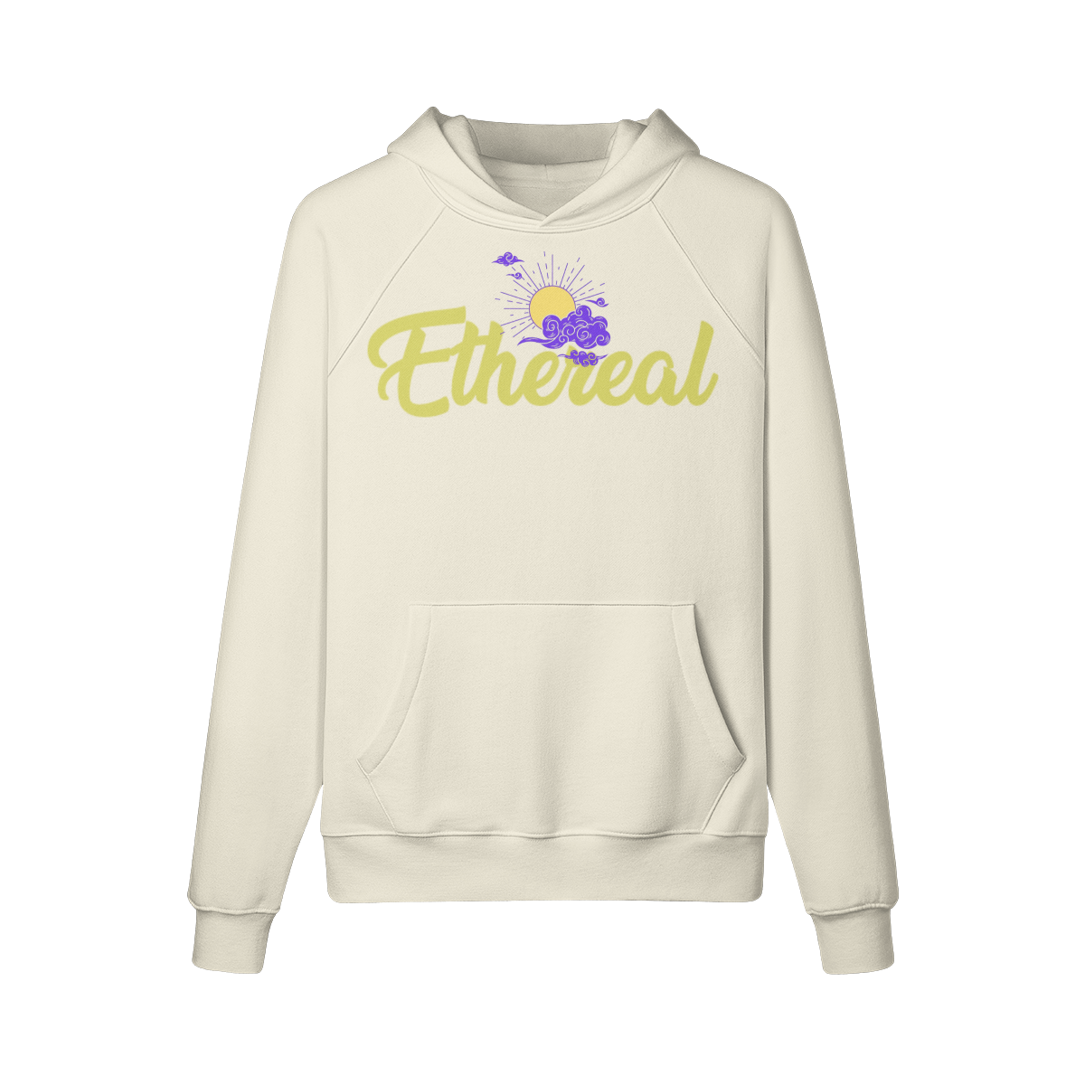 Ethereal Hoodie Golden Writing