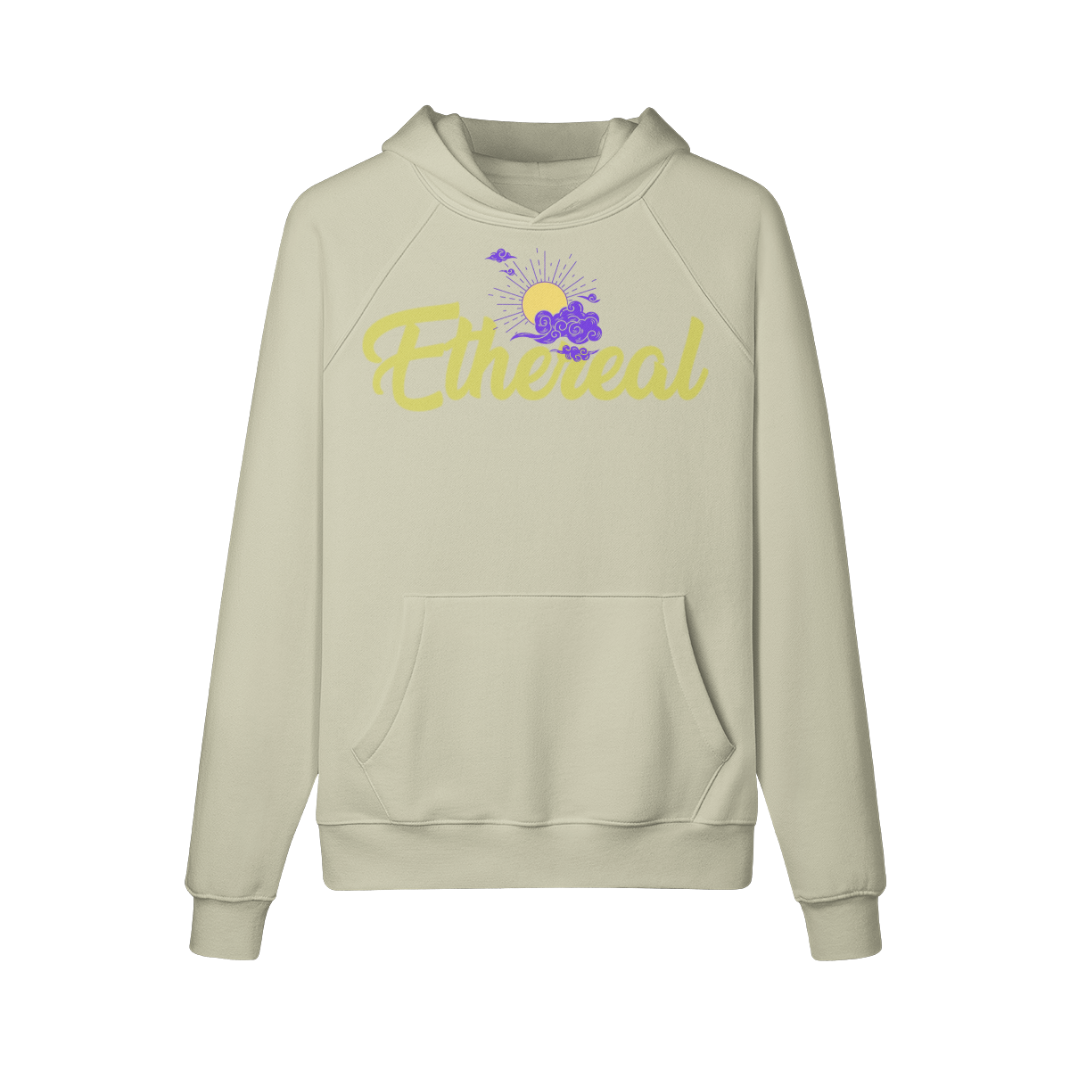 Ethereal Hoodie Golden Writing