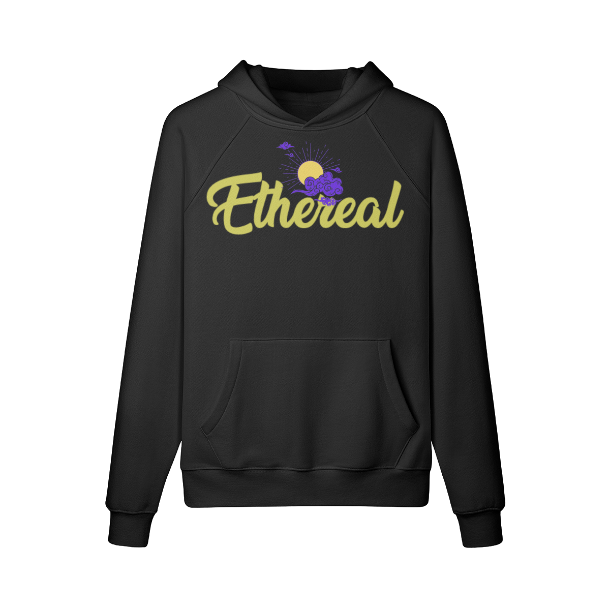 Ethereal Hoodie Golden Writing